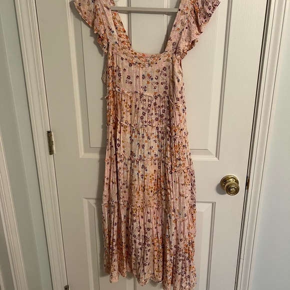 KARIE MIDI floral dress size L - Picture 3 of 3